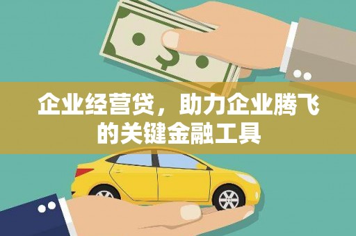 通许企业经营贷，助力企业腾飞的关键金融工具