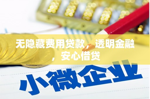通许无隐藏费用贷款，透明金融，安心借贷