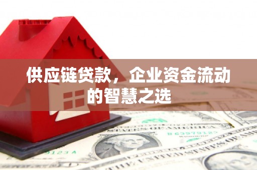 通许供应链贷款，企业资金流动的智慧之选