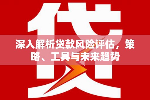 通许深入解析贷款风险评估，策略、工具与未来趋势