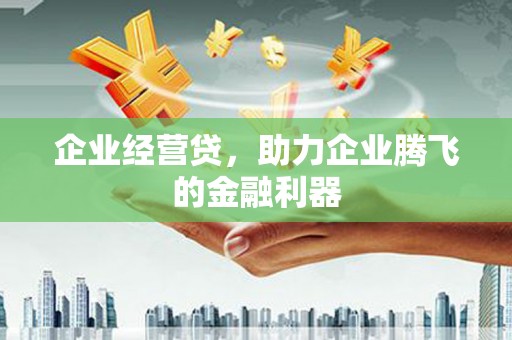通许企业经营贷，助力企业腾飞的金融利器