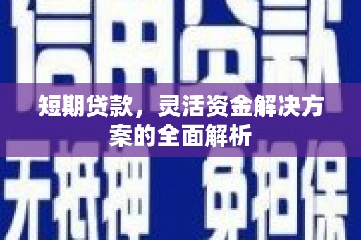 通许短期贷款，灵活资金解决方案的全面解析