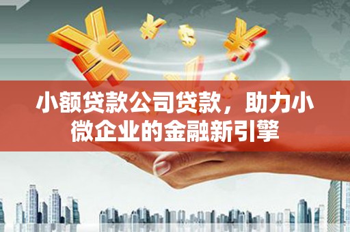 通许小额贷款公司贷款，助力小微企业的金融新引擎